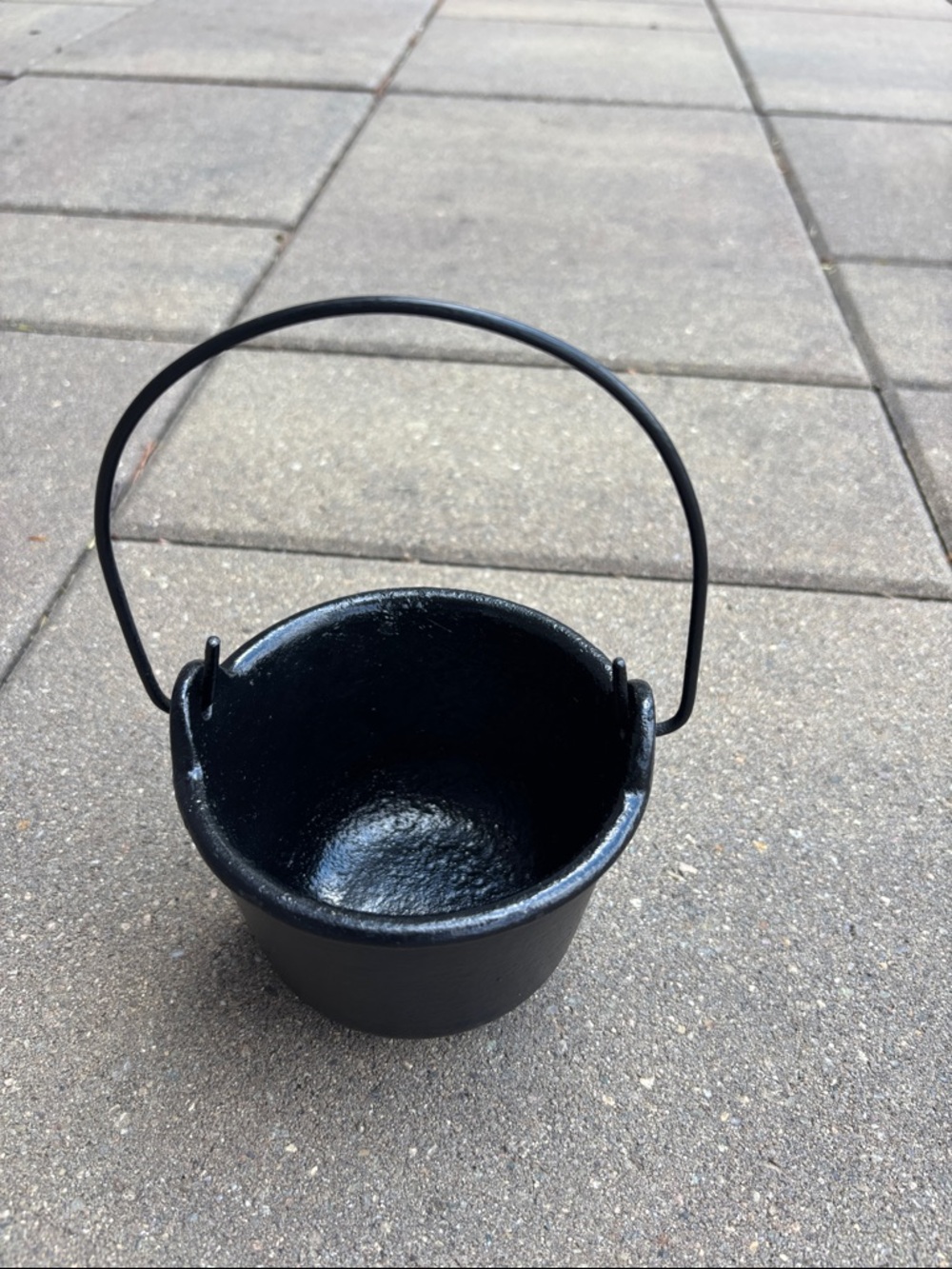 Small Iron Handled Cook-Pot